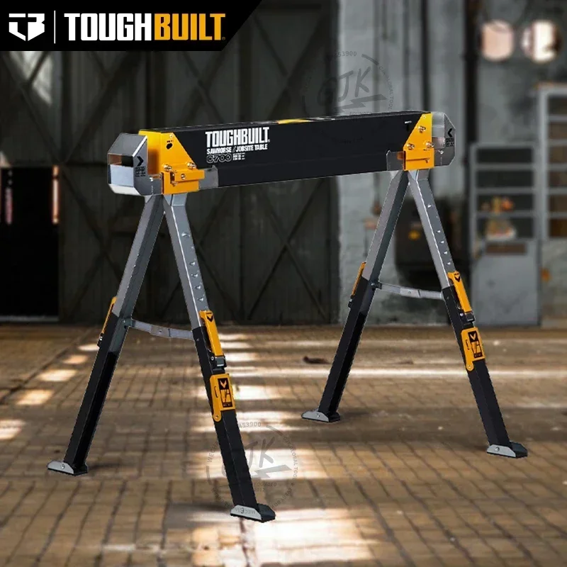 TOUGHBUILT TB-C700 Saw Horse/Adjustable Jobsite Table (Single)