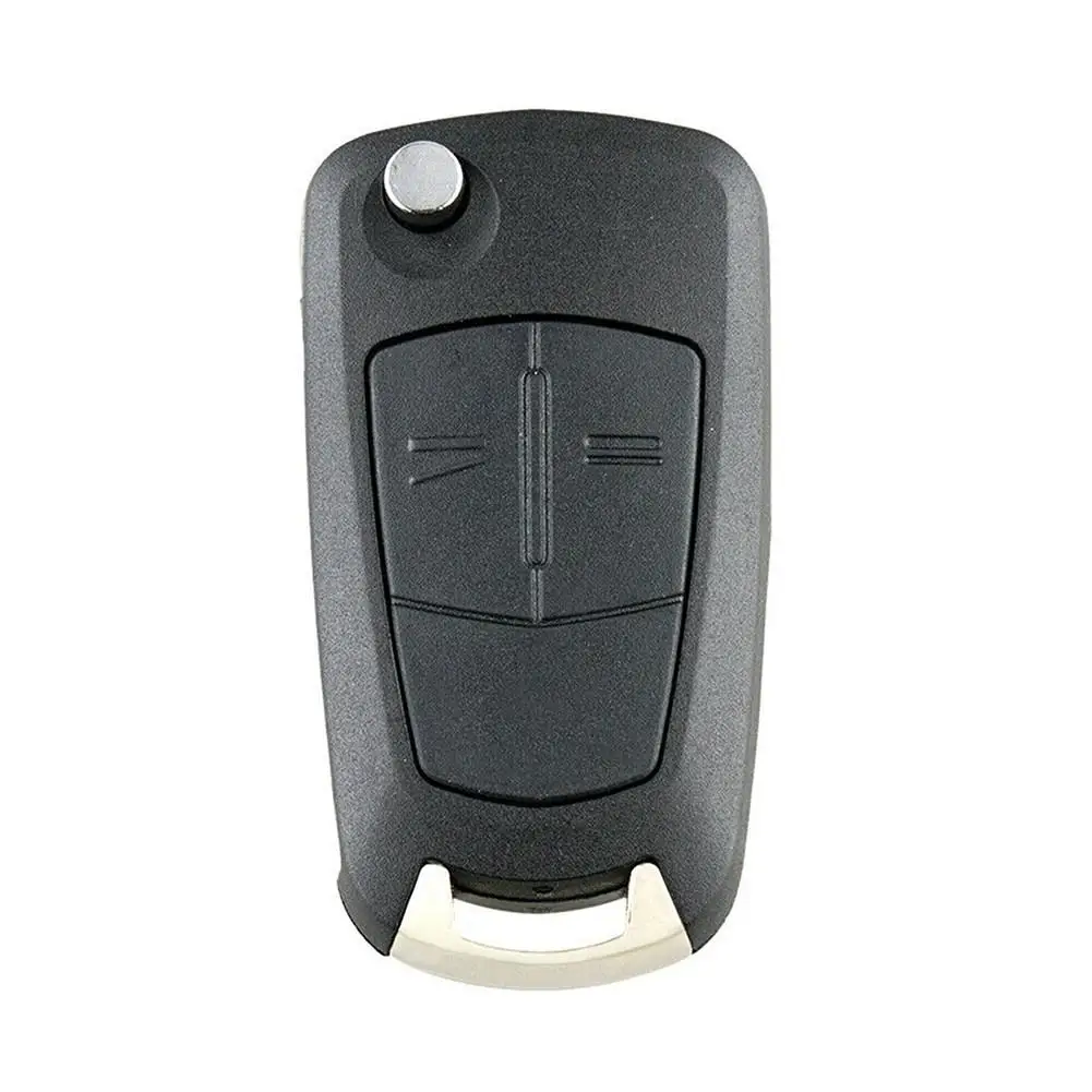 2 Knoppen Auto Sleutel Shell Remote Flip Key Fob Opvouwbare Case Voor Opel Corsa D Zafira B Astra H Tigra Meriva Signum Astra