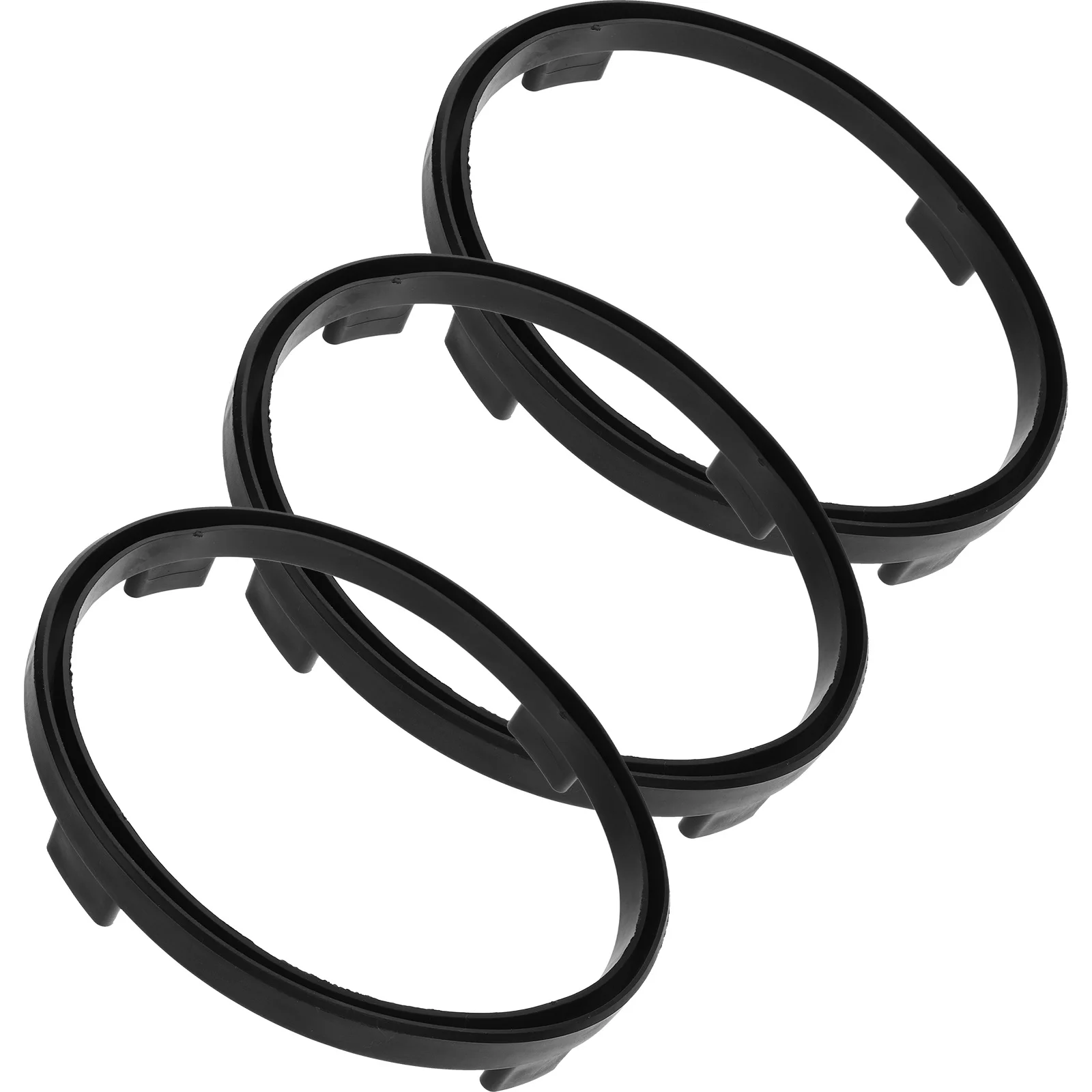 

3Pcs Orff Drum Foot Set Floor Drum Accessories Replacement 8-Inch Plastic Stable Support Durable Percussion Parts