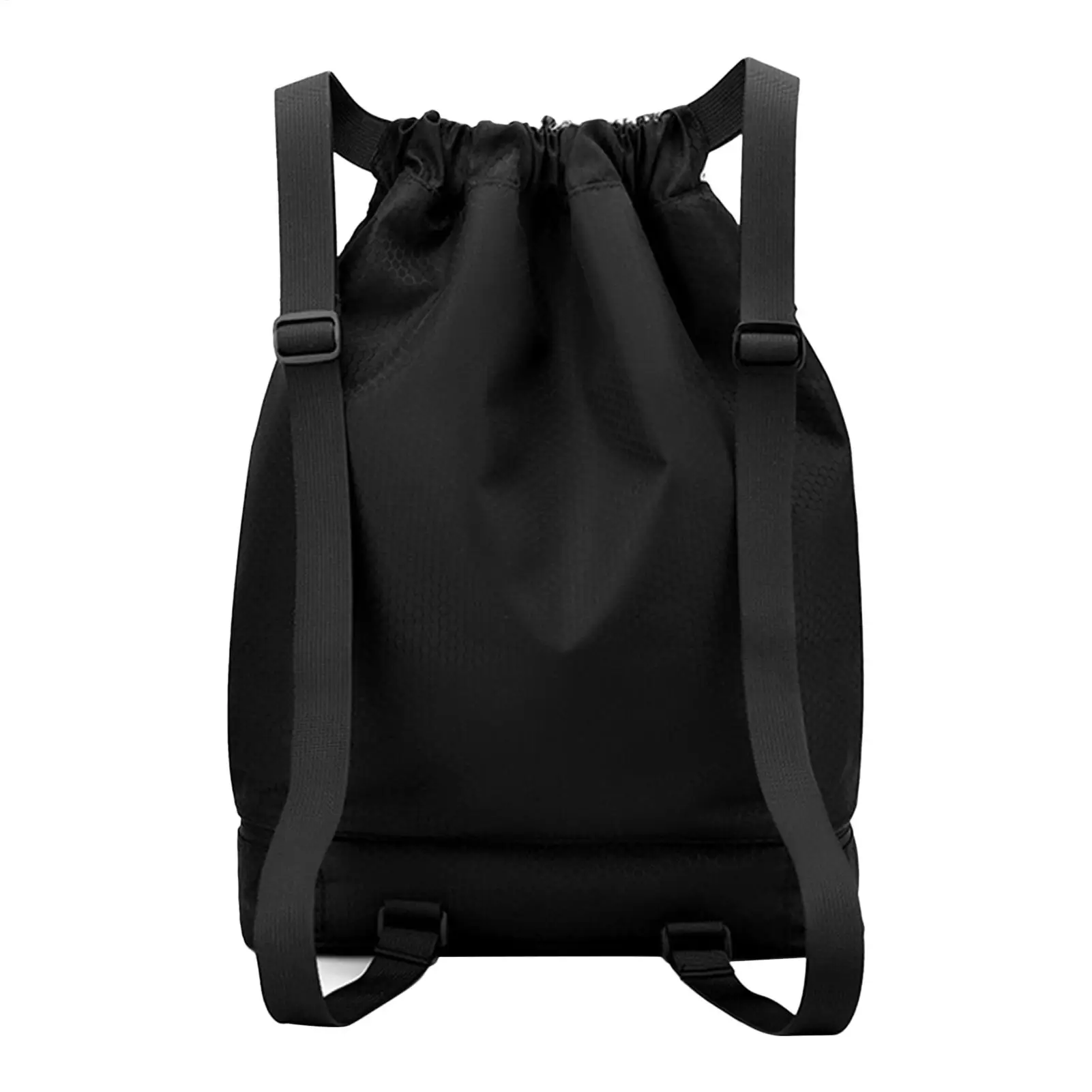 

Draw String Back Bag Waterproof Swimming Backpack With Shoe Compartment Athletic Duffle String Bag For Workout Camping Hiking