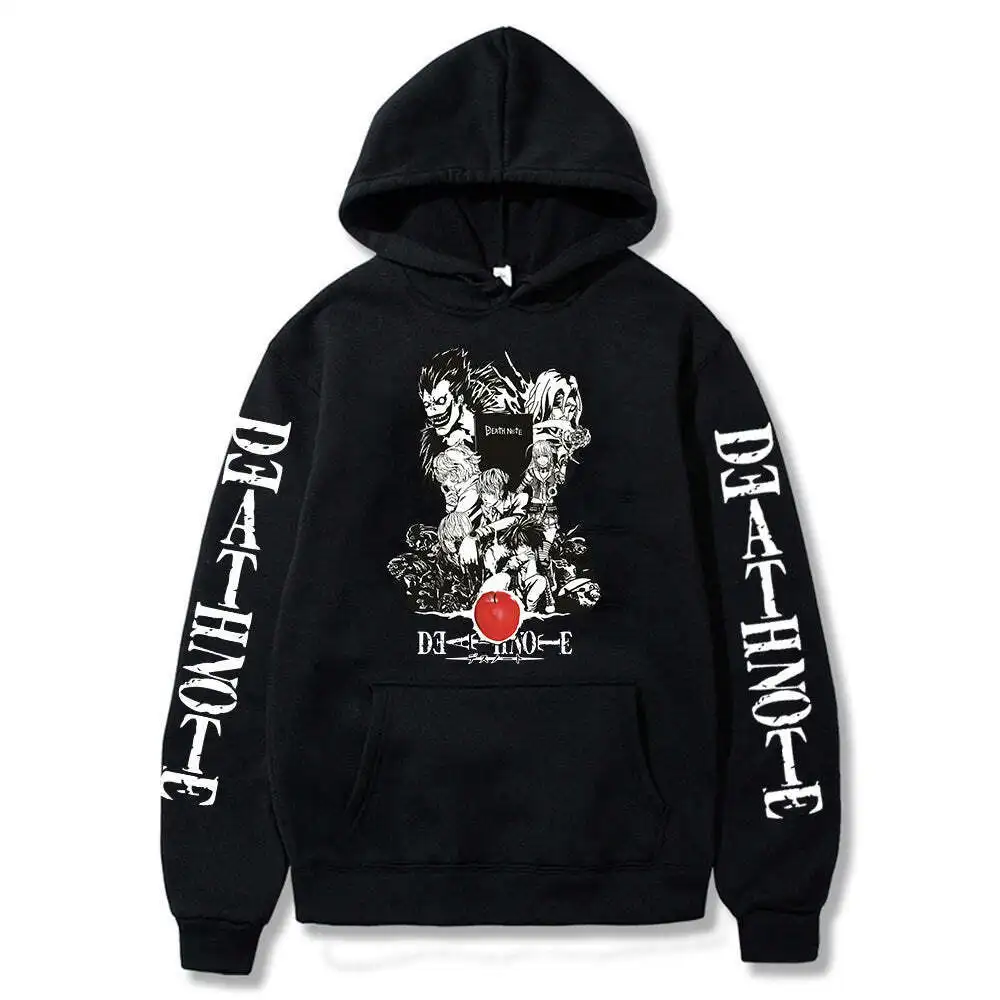 Anime Death Note Ryuk Light Yagami Kira Printed Hoodie Sweatshirt