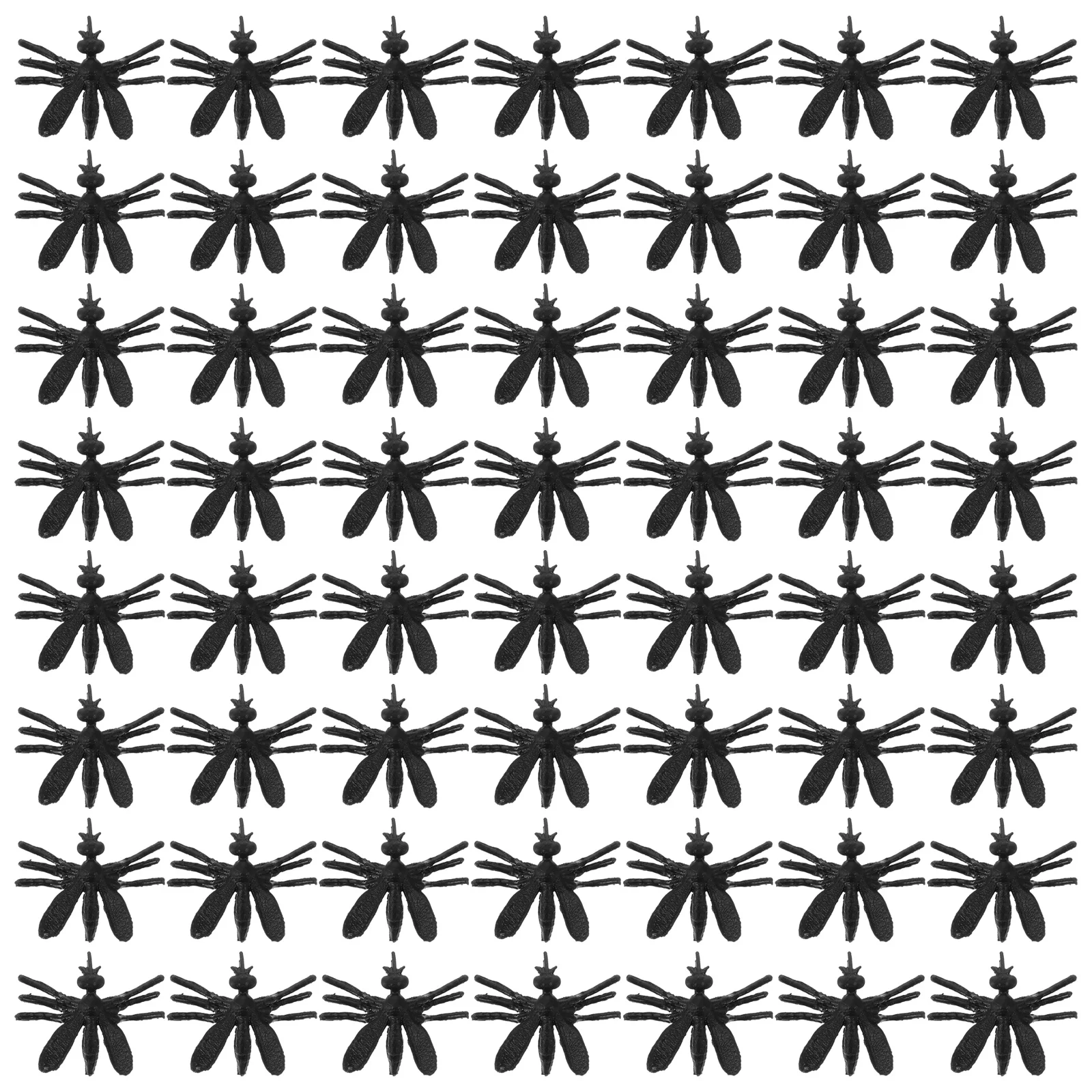200Pcs Mini Mosquito Statues Desktop Plastic Sculpture for Halloween Party Pranks Kids Imagination Play Spooky Insect