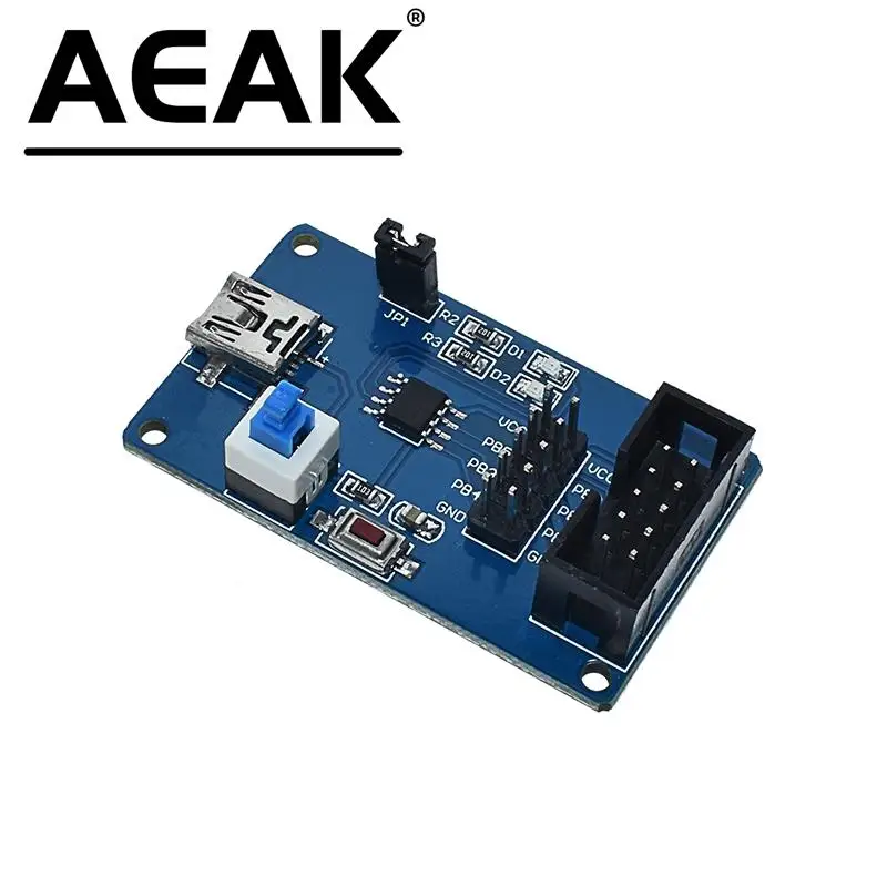 AEAK Attiny13 AVR Development Board Attiny13A-SSU Learning Board Experimental Test Boards AVR Board Minimum System