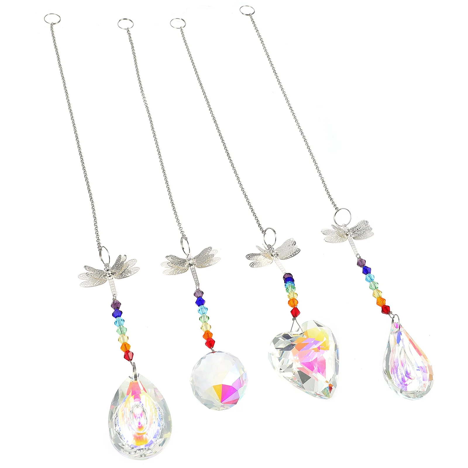 

4 Pcs Chandeliers Bedroom Pull Chain Bead Curtain Pendant Hanging Accessory Extension Prisms