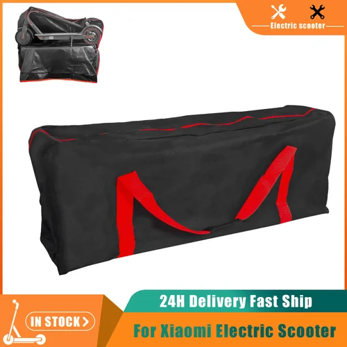 Imagen 1 del producto Bolsa de transporte plegable para patinete eléctrico, resistente al polvo, impermeable, para XIAOMI M365 1S Pro Ninebot, bolsa de almacenamiento, funda, bolso de hombro