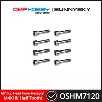 OMPHOBBY M7 RC Helicopter Spare Parts Cup Head Inner Hexagon M4X18( Half Tooth) OSHM7120