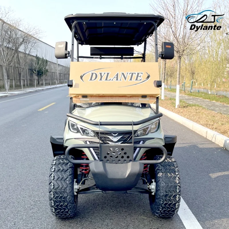 2025 New Design Wholesale 48V 2+2 Seat 4 Wheel Golf Cart Off-road Hunting Club Car Suitable for Multiple Locations