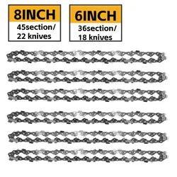 6 Inch 8 Inch Mini Chainsaw Chain 1/4