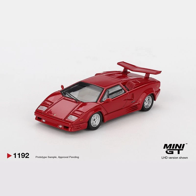 MINI GT 1:64 #1193 Lamborghini Countach 25th Anniversary Red Mazda