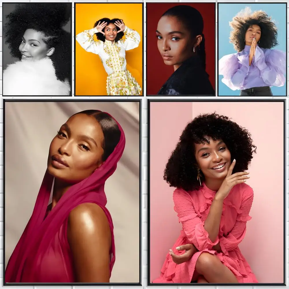 Charming Celebrity Y-Yara Shahidi Poster Distinct Home Decor Concepts Chic Indoor Art Pieces