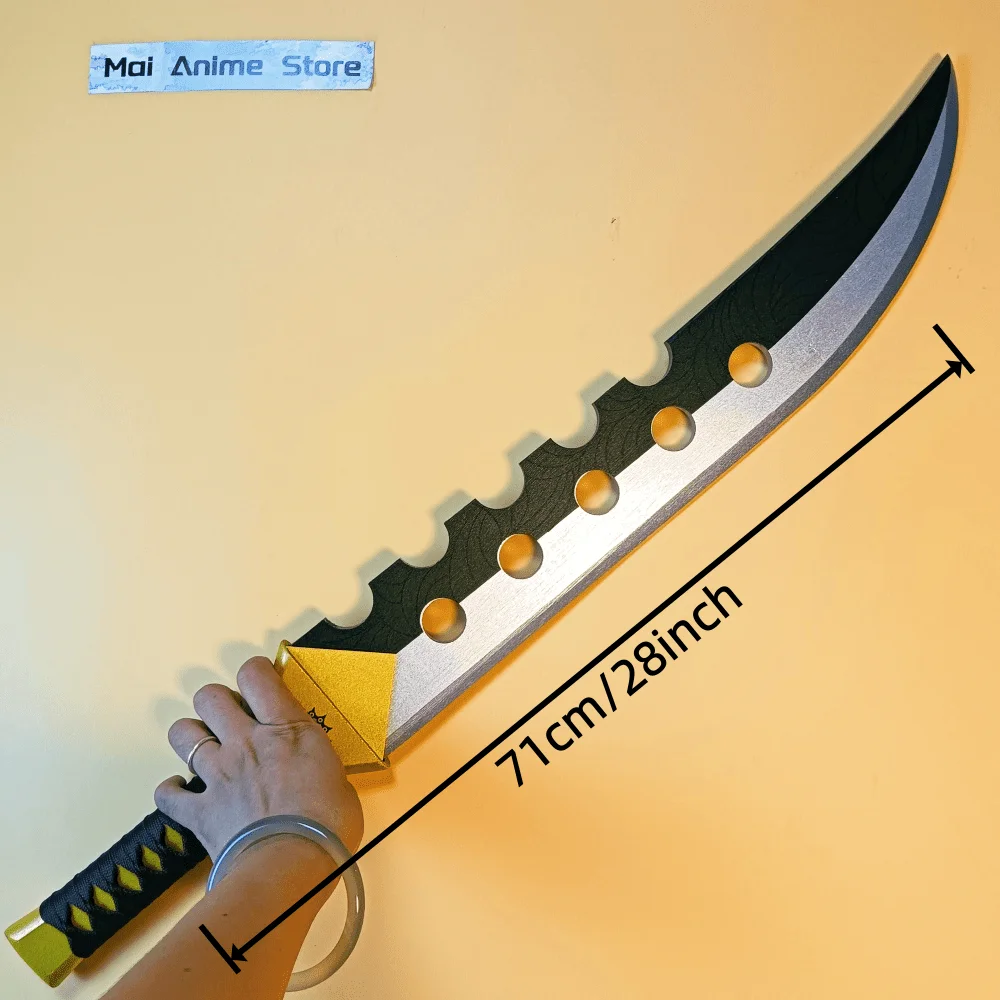28in os sete pecados pecados katana meliodas perdido bane espada japonês katana samurai anime cosplay prop ninja faca sabre brinquedo presente
