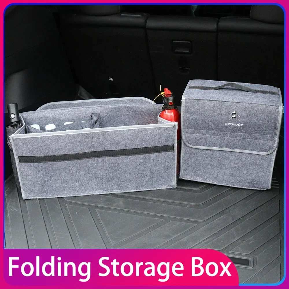 

Car Storage Bag Folding Travel Tidying Box Trunk Tools Case For Citroen C1 C2 C3 C4 C5 C6 C8 C4L DS3 DS4 DS5LS DS6 Accessories