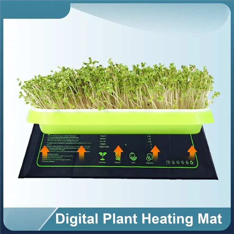 ABKY-Waterproof Seedling Heat Mat Germination Pad For Hydroponics Energy Efficient Far Infrared 10X20