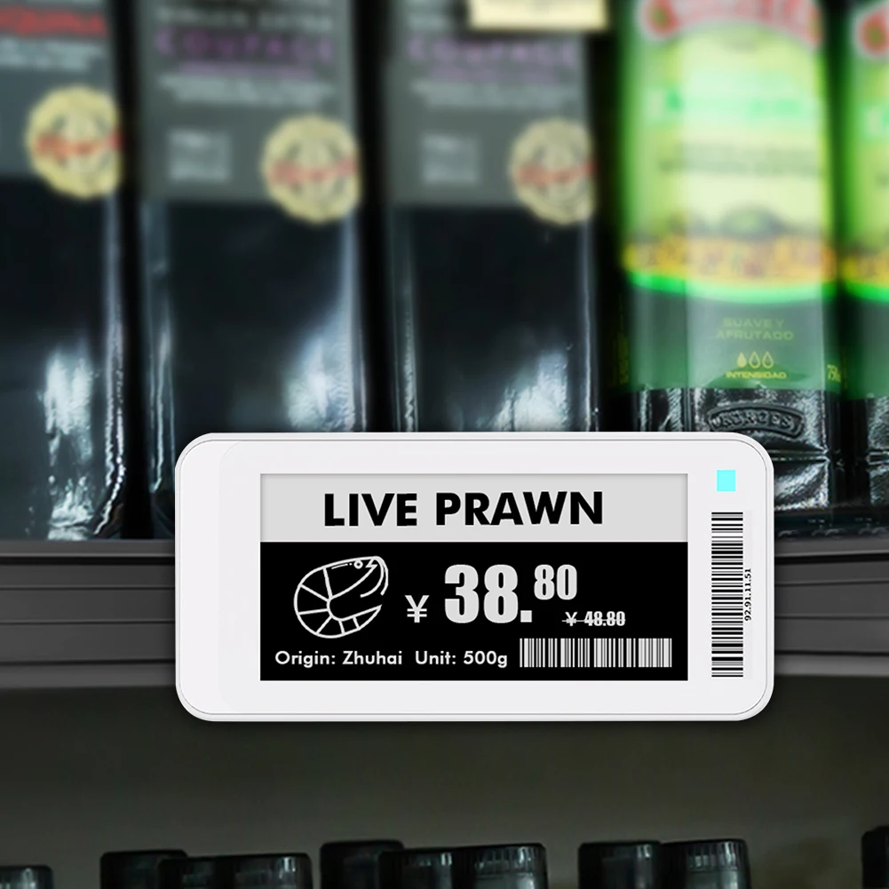 

Электронный ценник 2.1/2.9 дюйма с Bluetooth и приложением, TFT-экран, модуль E-Ink (электронная бумага)