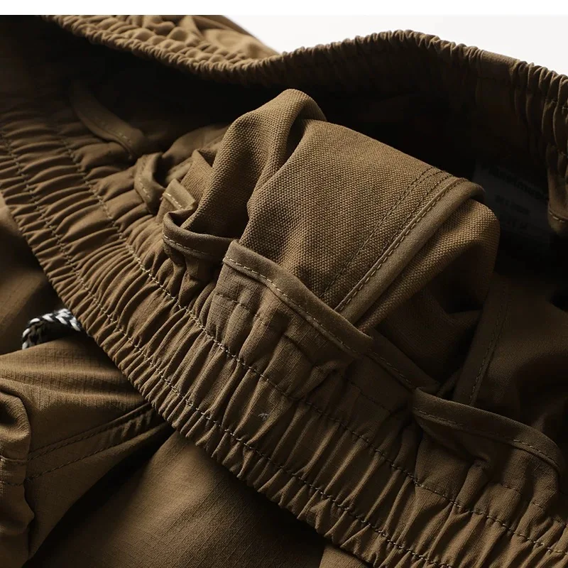Men's Summer Streetwear Fashion Loose Casual Track Function Cargo Shorts Cityboy Techwear Sports Shorts Short Pant