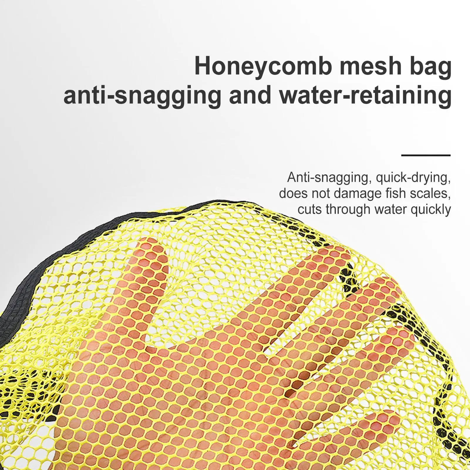 

Trout Net Foldable Non-Slip Handle Outdoor Gear Kayak Fishing Net For Catching For Outdoor Pond River Sea Saltwater Travel Boat