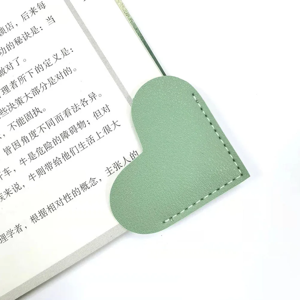 

6Pcs Classic Heart Design Bookmarks Smooth Portable Page Markers for Women Girls Book Accessories Reading Gifts