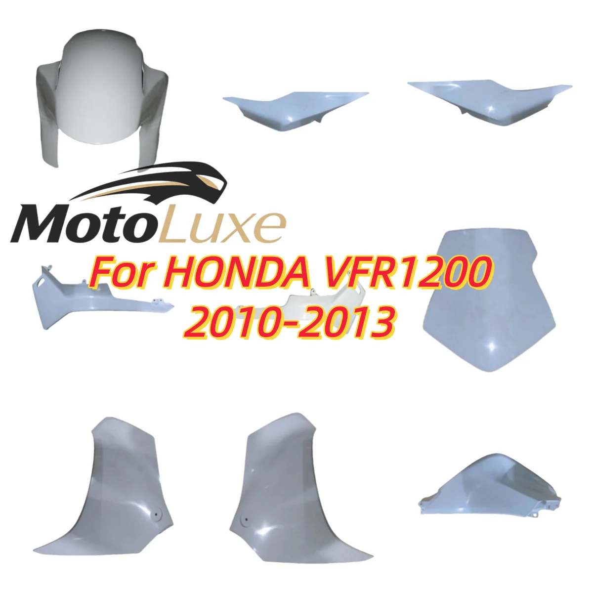Gloss Finish HXLMotor Fairing Set Motorcycle Fairings Set ABS Plastic Body Fairings For Honda VFR1200F VFR 1200