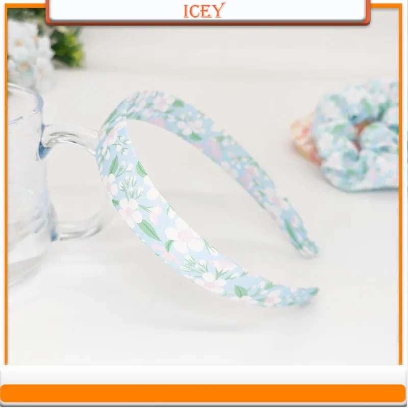 Beleza Icey Pequeno Floral Headband, Fresco Face Washing Maquiagem, Acessórios de Estilo de Cabelo, Simples, 2.5cm, 1Pc