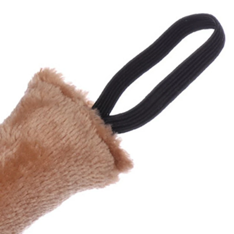 Y1UB Bruine leeuw hoofdband poten en staart leeuw hoofdband kostuum voor kinderen en volwassenen