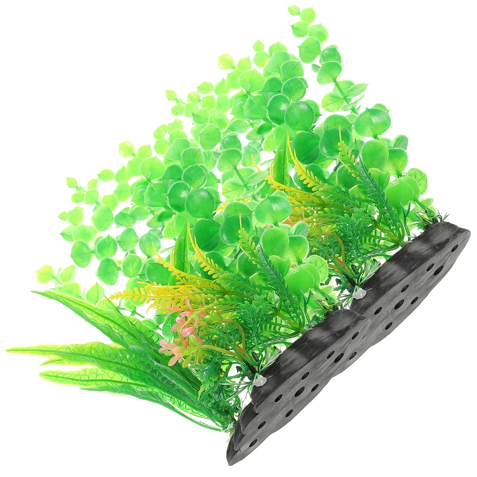 

2 Pcs Small Artificial Plants Aquatic Decoration Aquarium Supplies Grass Supply Fish Tank Decorative Compact Accessory