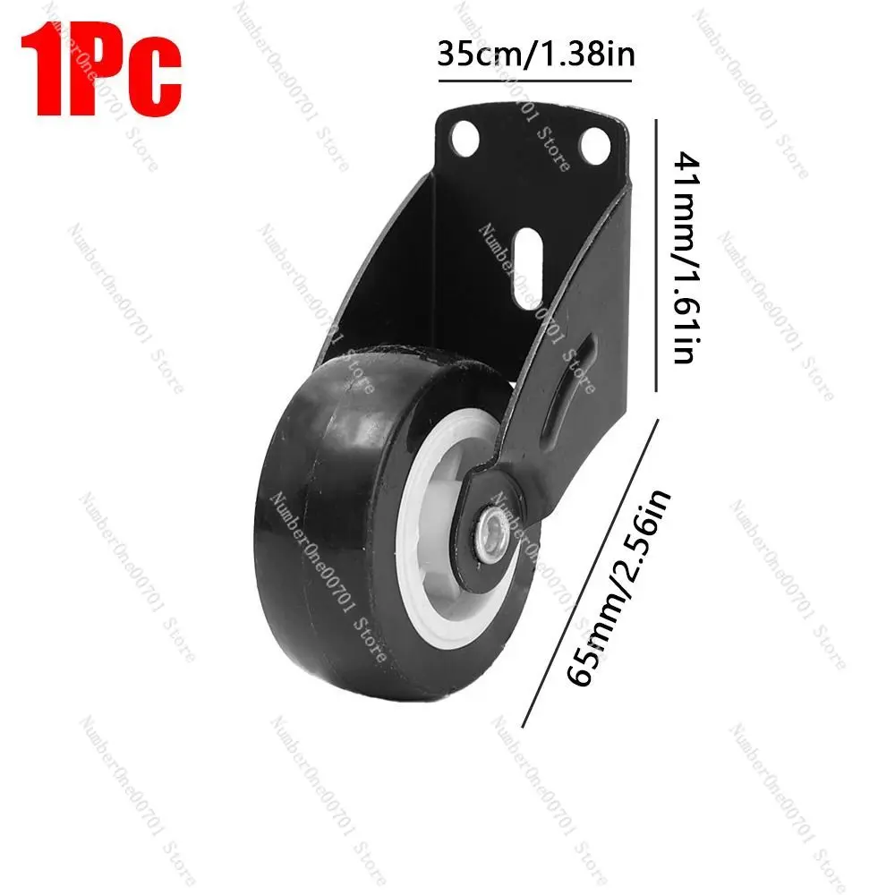 1/2Pcs Durable Silent Furniture Caster Side Mounted Household Moving Tool Directional Roller Mobile Gate Casters