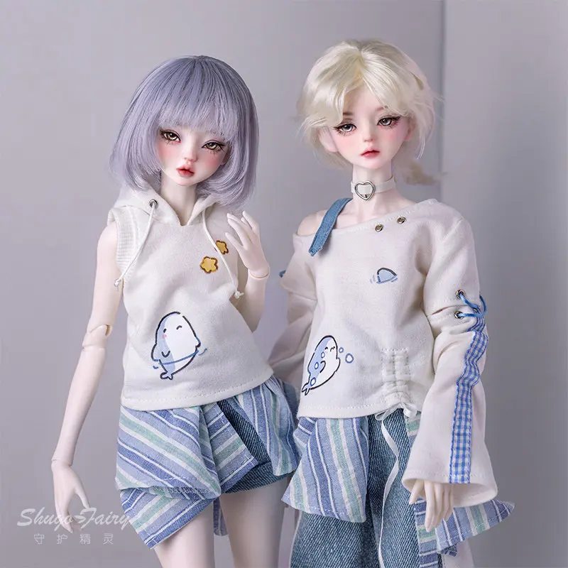 

ShugaFairy 1/4 BJD Мужской Боль Женский Amu Повседневный Повседневный Свежий Цвет Акула Серия SD Куклы Подвижные Аниме Фигурки Милый Подарок-сюрприз