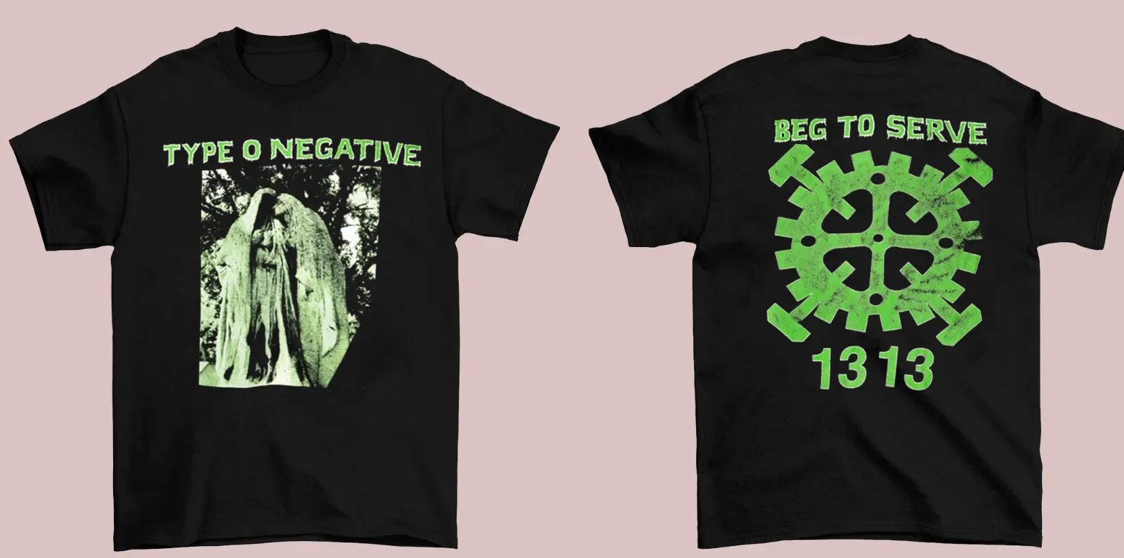 New Type O Negative Beg to Serve T-Shirt Cotton Short Sleeve Cotton Shirt