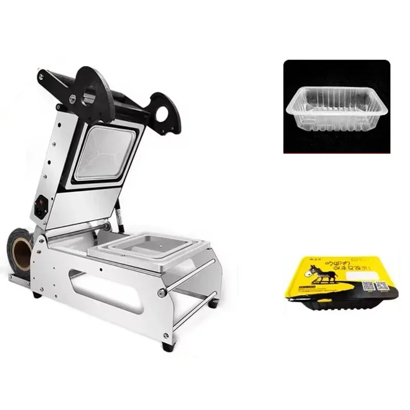 

NEW Portable Commercial Lock Crisper Sealing Machine Takeaway Disposable Lunch Box, Steak Deli Sealing Machine, Packaging