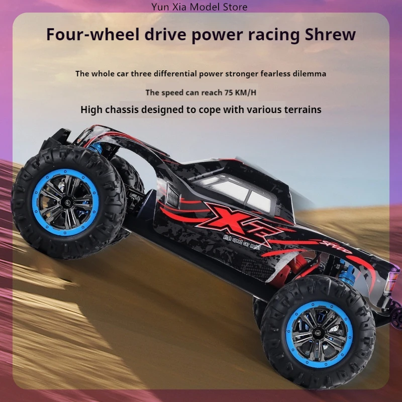 F21a Rc Four Wheel Drive High Speed Off-Road Shock Absorption And Waterproof 1：10 Model Car Big Tire Wireless Remote Control Toy