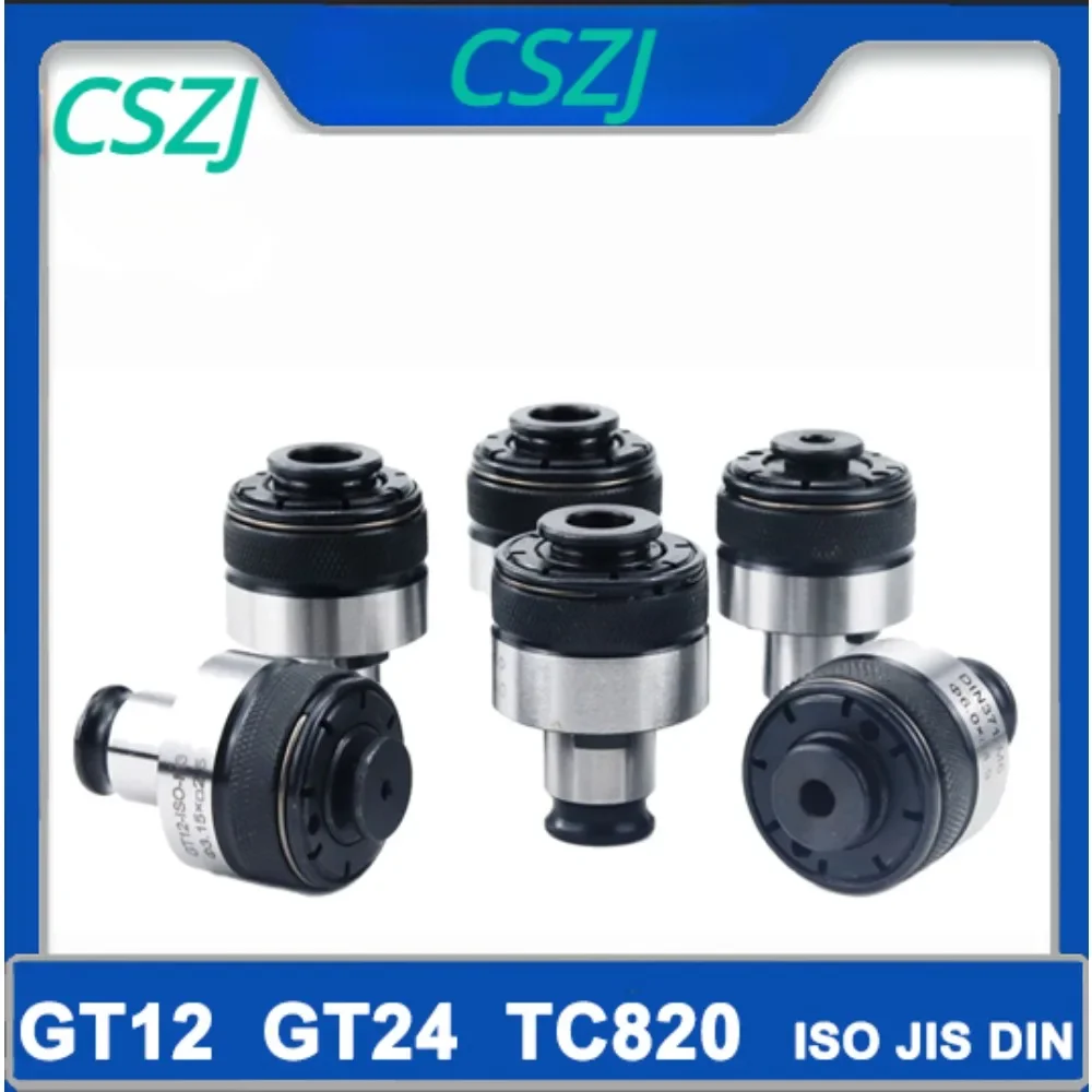 

GT12 GT24 TC820 Torsion Overload Protection Tapping Chuck Drill Rocker Drill Tap Chuck ISO JIS DIN M4 M6 M8 M10 M14 M16 M18 M20