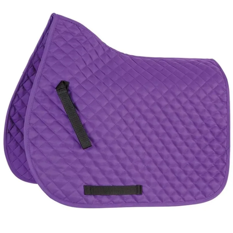 Horse Dressage Equestrian Equine Saddle Pad English Fuchsia Red Blue Yellow Gray Colorful Saddle Pad Custom