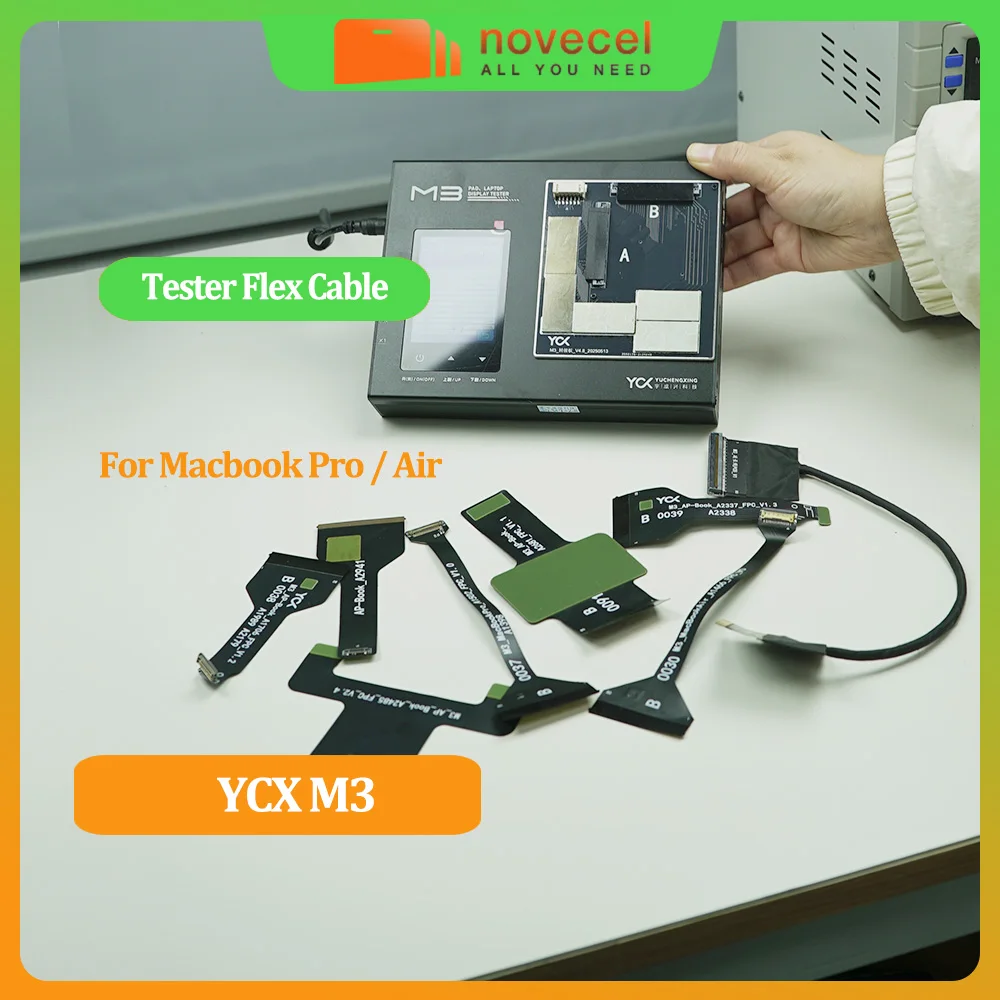 YCX M3 LCD Screen Tester Felx Cable For iPad Macbook Pro Air Tablet 3D Touch Testing Image Playback Test Screen True Tone Repair