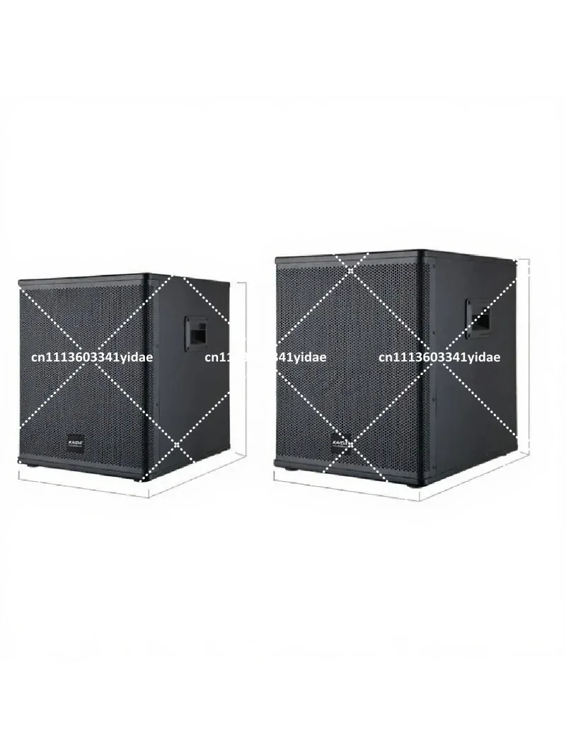 KTV Single 12 Inch 15 Inch High-Power Passive Subwoofer PVC Home Theater Speaker
