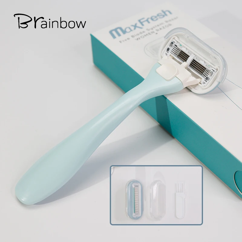 Brainbow Oester Axillary Hair Leg Hair Razor Private Pubic Hair Trimmer Special Manual Hair Removal Knife For Women