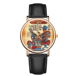 Casual Women's Quartz Watch Vintage Egyptian Style Watches Elegant Waterproof Watches High Quality Reloj Mujer