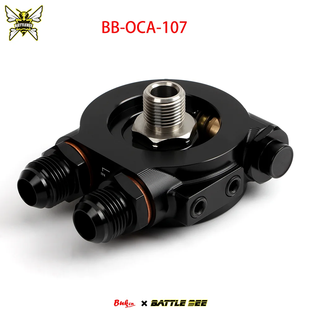 

BATTLEBEE CarEngine Oil Cooler Adapter Oil Filter Sandwich Plate Adapter For MK6 1.8T 2.0T BB-OCA-107