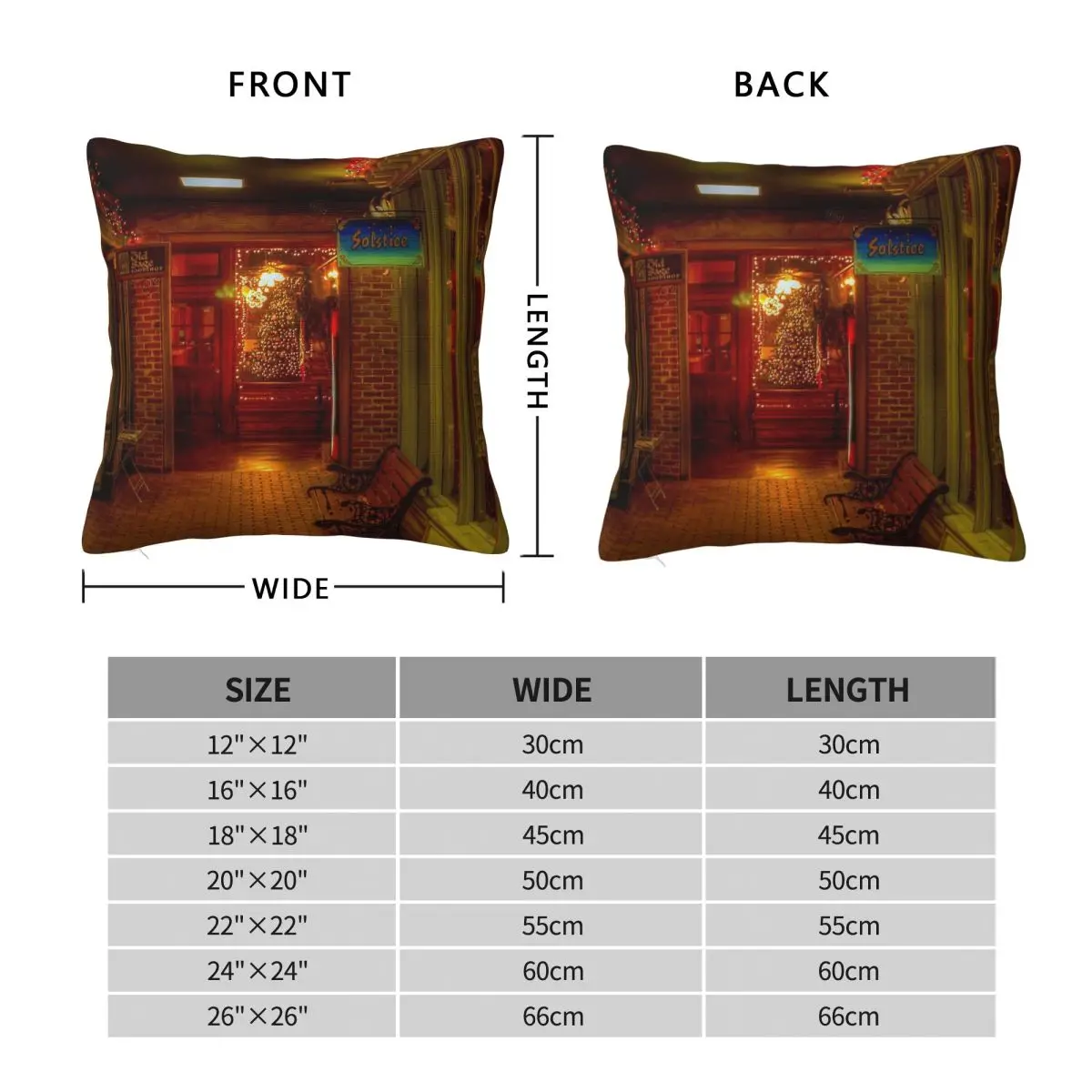 Arizona Prescott Christmas Shopping Pillowcase Polyester Linen Velvet Pattern Decorative Throw Pillow Case Sofa Cushion Cover