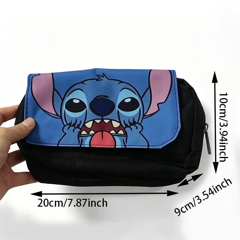 Disney stitch art storage ,Multi-functional  pencil case, Pencils, erasers storage, office and school supplies, large-capacity