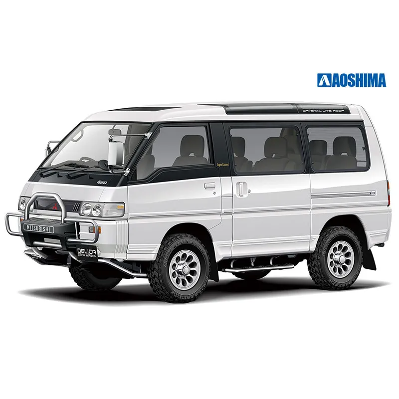 Prefabricated assembly model Aoshima-20060 1/24 Mitsubishi P35W Delica Star Wagon 1991 car model kit