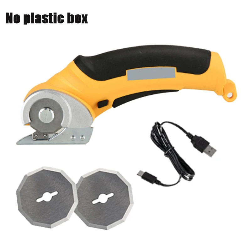 PVC Leather Scissors Rechargeable Fabric Cutter Cutting Hand Tools Portable Craft Sewing Cardboard Electric Scissors