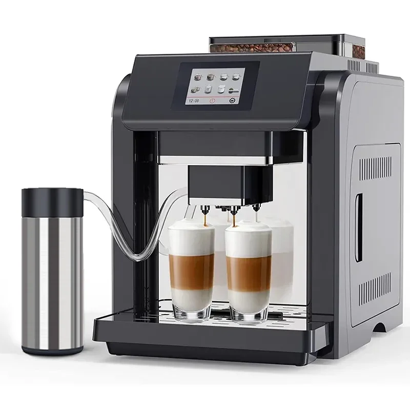 

New Cappuccino Coffee Maker Fully Automatic Espresso Coffee Machine With Milk