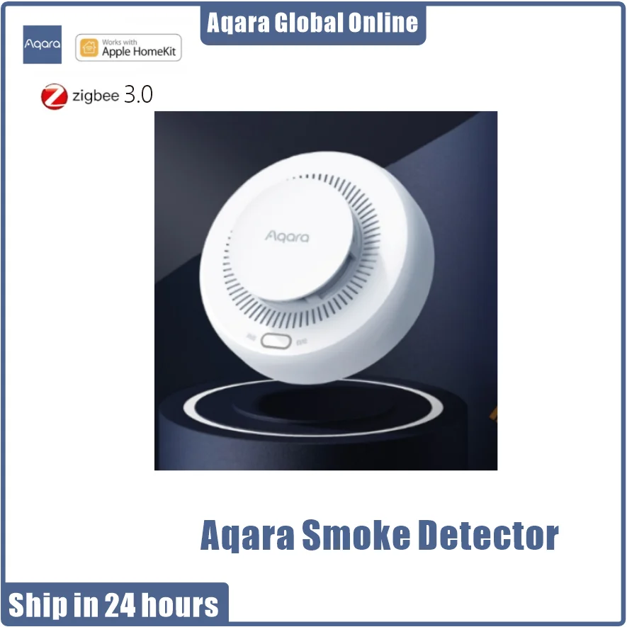 

AQARA Smart Smoke Detector Zigbee Fire Alarm Monitor Sound Alert Home Security APP Remote Control By Xiaomi mijia Mihome Homekit