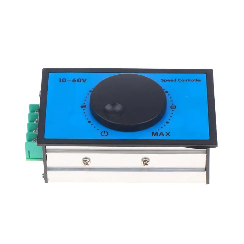 1PCS DC 10-60V 20A DC Motor Speed Controller Driver Soft Start Stall Low Voltage Protection 15KHz PWM 0-100% Speed Regulatio