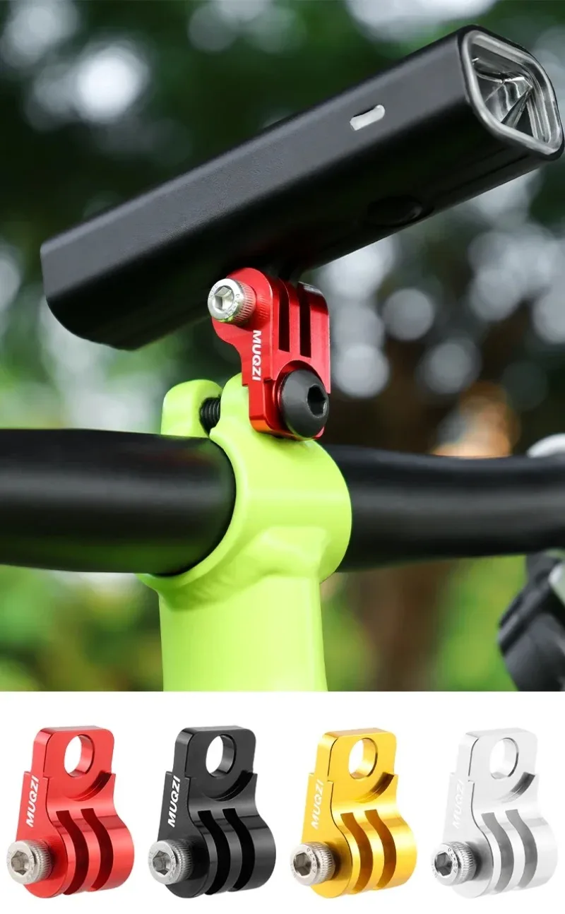 MUQZI Für Brompton Faltrad-Lichthalterung Fahrradbeleuchtung Lampenhalter Adapter Computerhalterung Fahrradzubehör – Detail 1