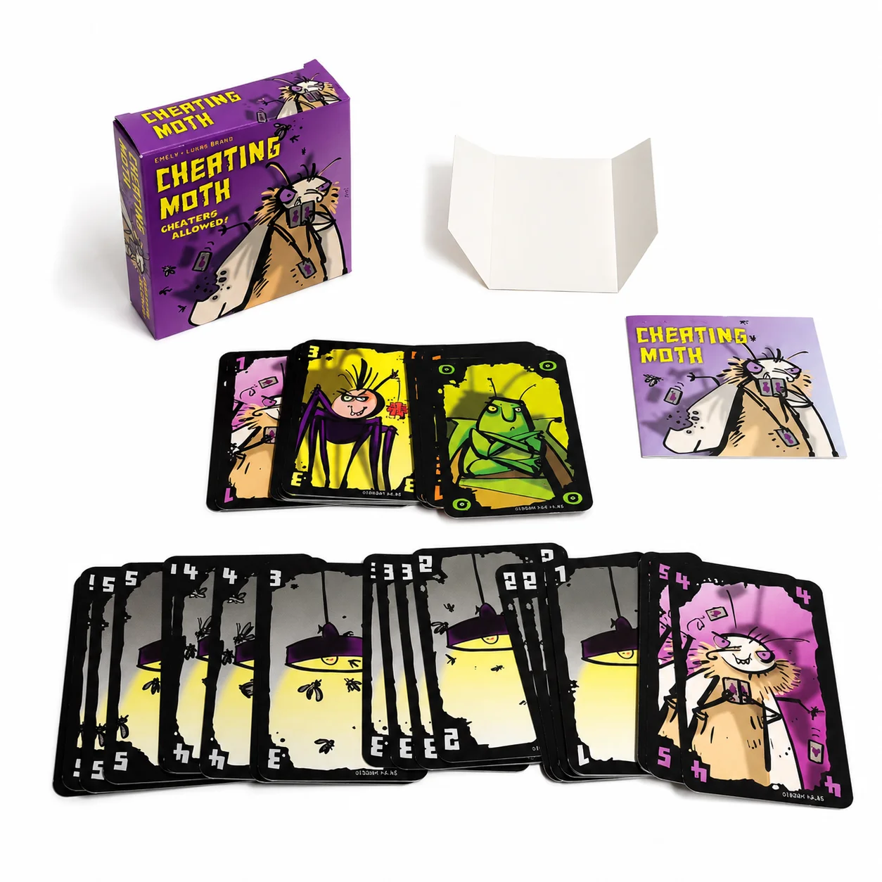 Cheating Moth Card Game Cheating Allowed Funny Strategy Party Game Kids Teens Adults Family Travel Gift English Version