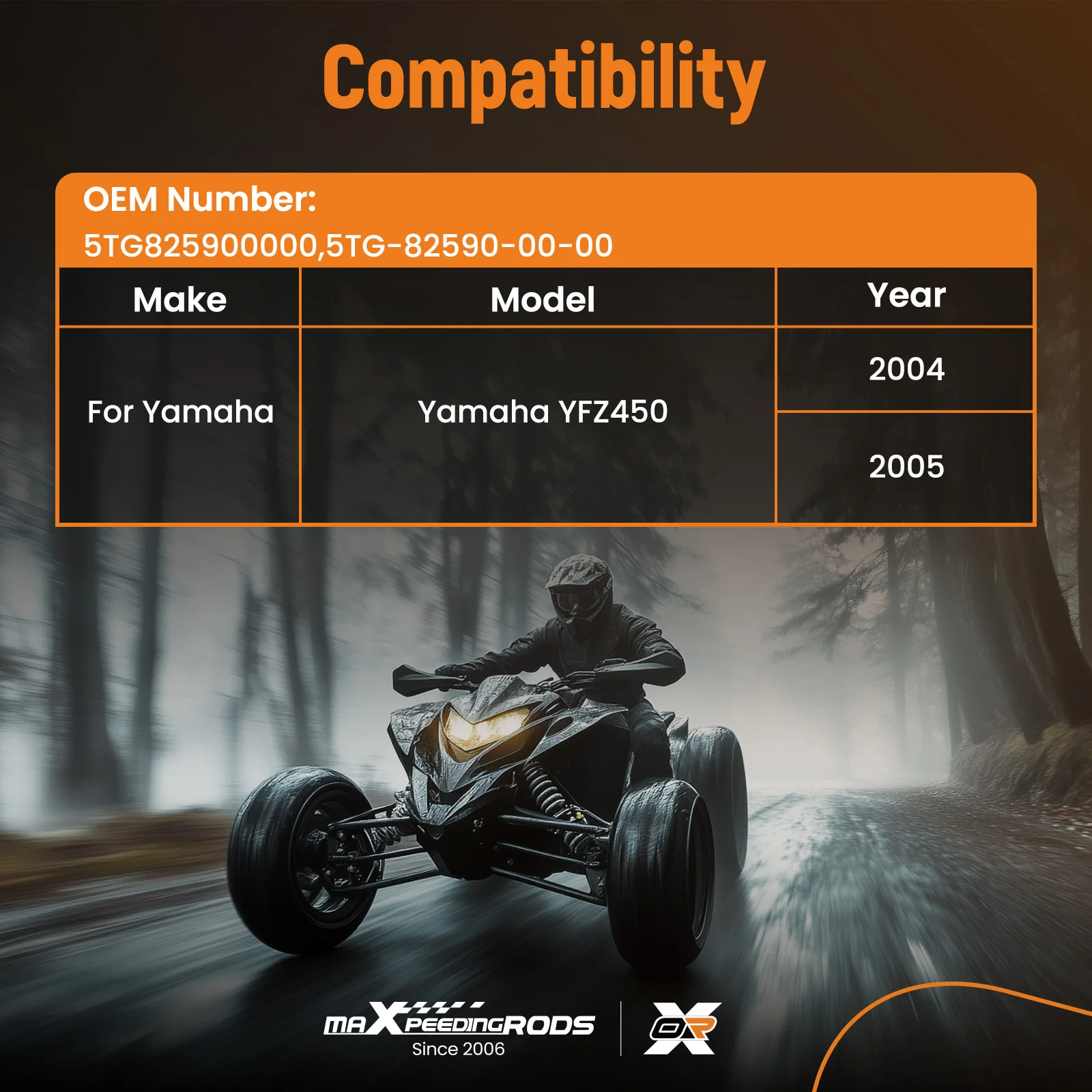 

Основной жгут проводов для Yamaha YFZ450 2004-2005, замена 5TG-82590-00-00