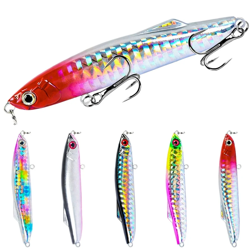 1Pcs 7.5cm 9g Submerged Lead Pencil Lure Slow Sinking Artificial Lure Casting Mimic Lure All-Water Universal Fishing