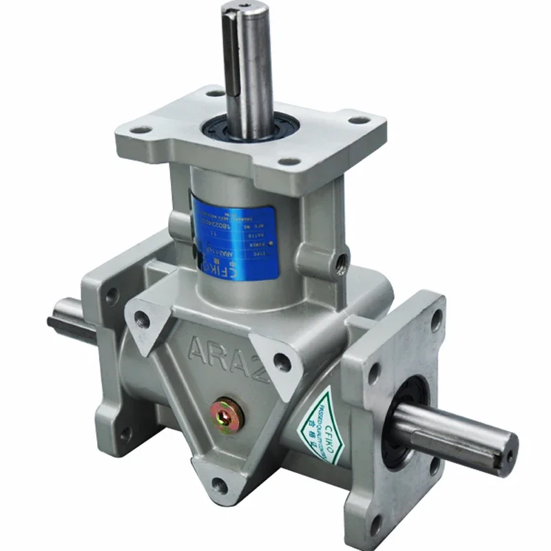 

Gearbox, right angle steering gear, corner gearbox reducer 90 degree drive commutator