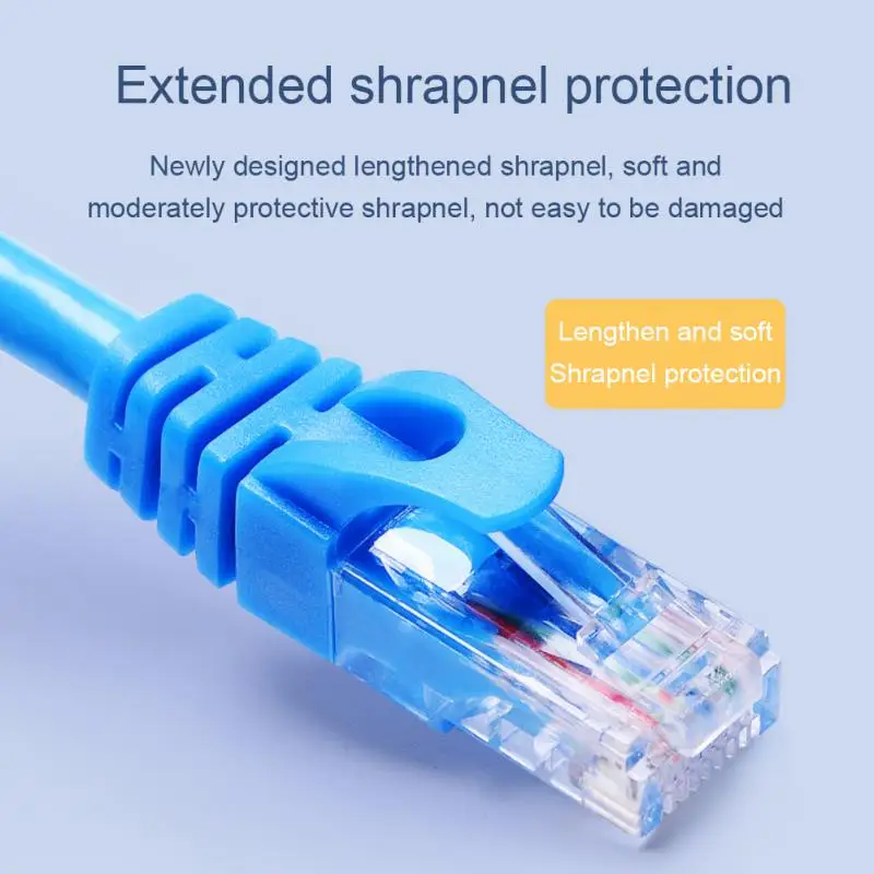 Ethernet Cable Cat6 Lan Cable UTP RJ45 Network Patch Cable 10m 15m For PS PC Internet Modem Router Cat 6 Network Cable Ethernet